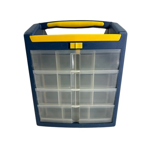 Performance Tool 30 Compartment Clear Portable Organizer With Handle - Picture 4 of 7